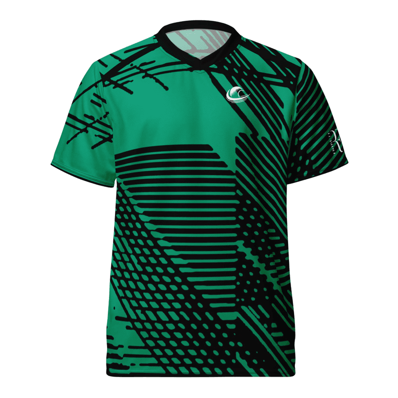 Jersey Roger Federer black and green Replica