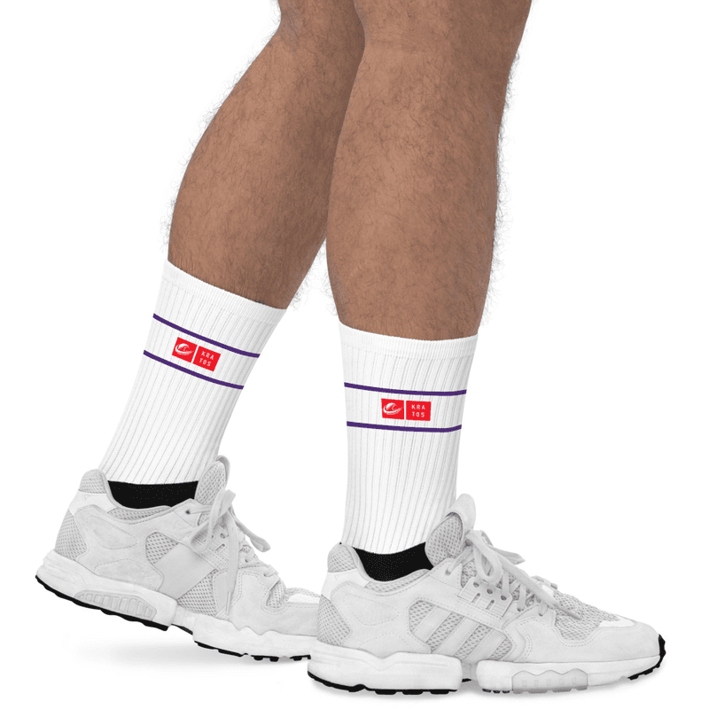 Socks Kratos purple stripe