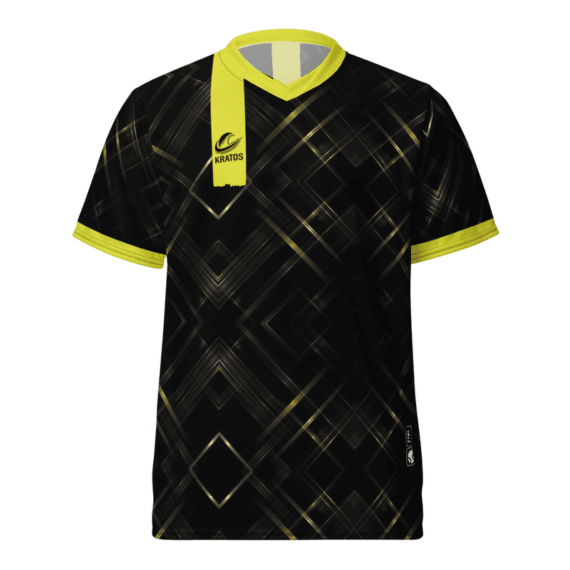 Kratos BlackYellow sports jersey