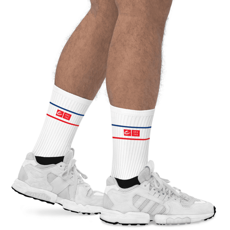 Socks Kratos redblue stripe